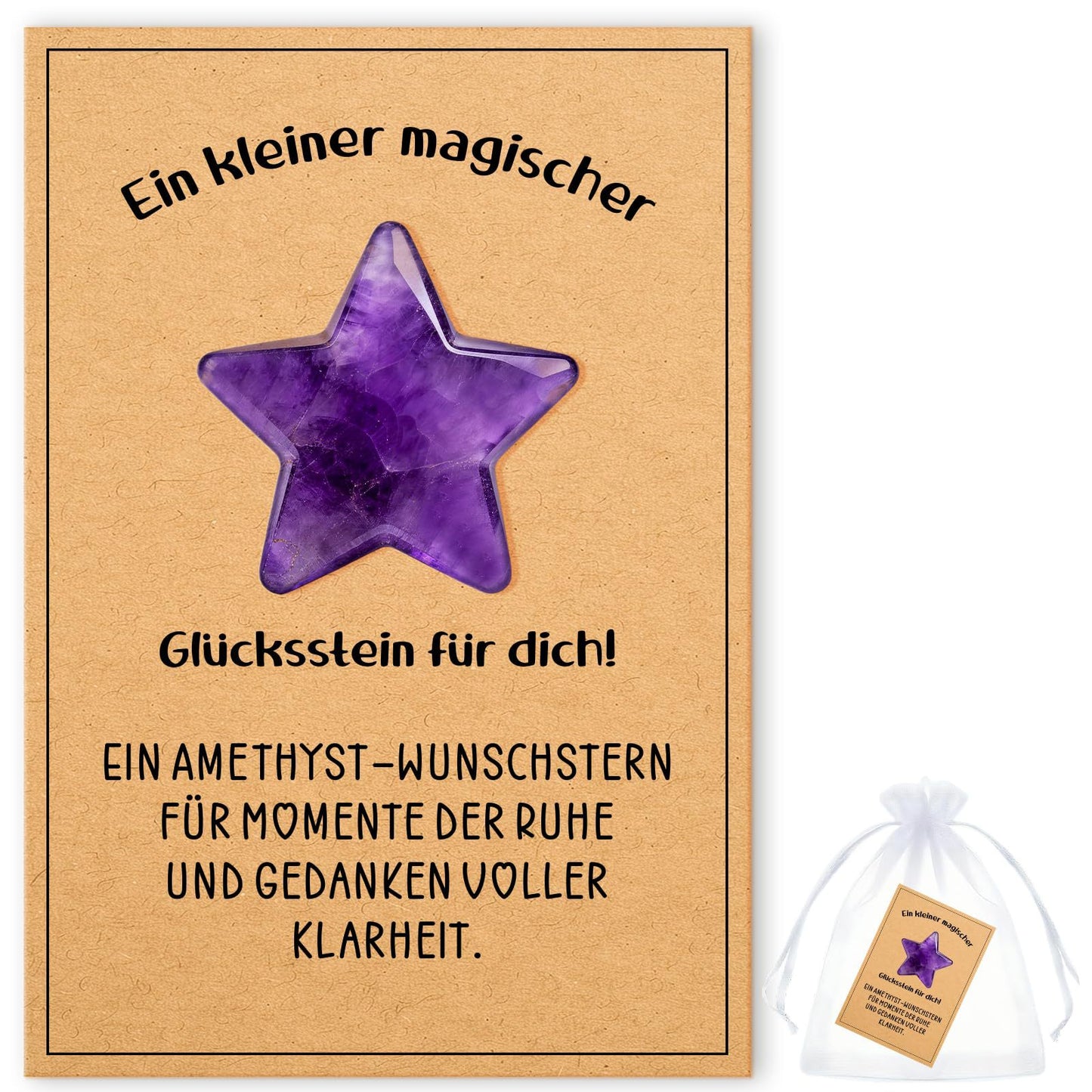 Minimalist Star Crystal Charm Bar Polished DIY Accessories