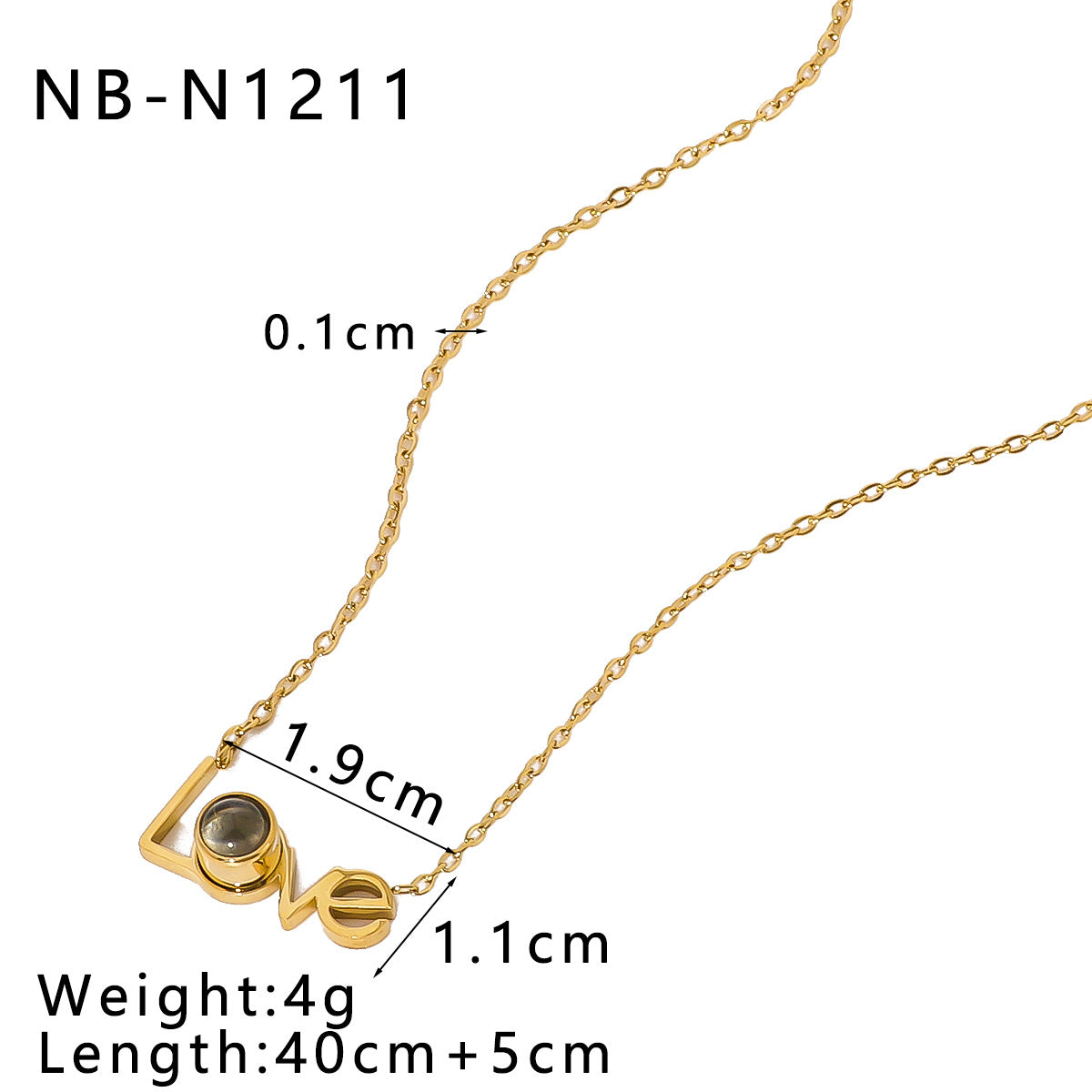 Collana con ciondolo minimalista a farfalla e cuore arcobaleno in acciaio inossidabile con placcatura in oro 18 carati e finitura smaltata da donna