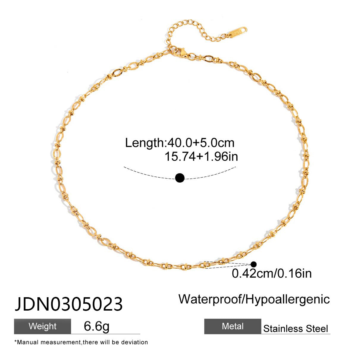 Minimalist Elegant Geometric Teardrop PVD Stainless Steel Cubic Zirconia Y-Chain Necklace for Women