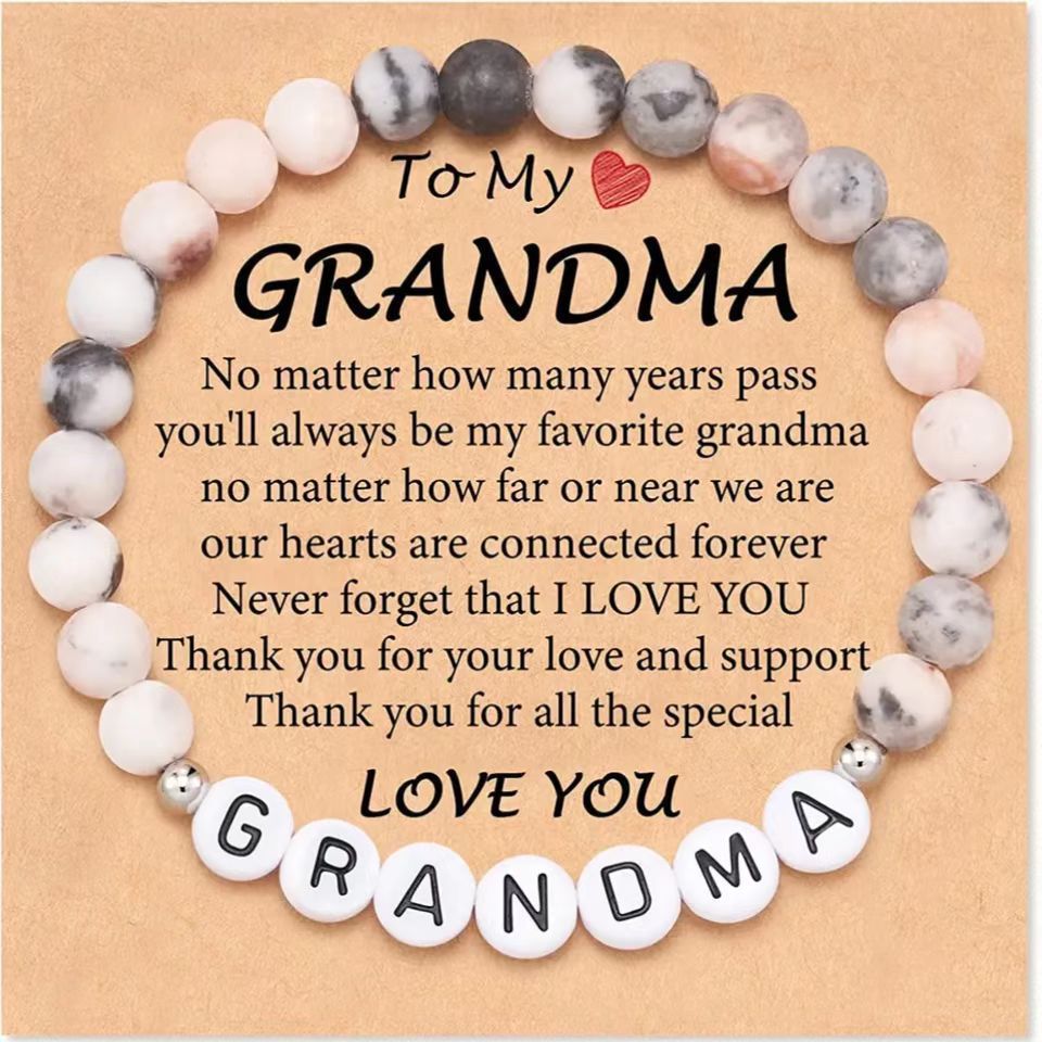 Casual Handmade Letter Beaded Bracelet Unisex Jewelry Gift