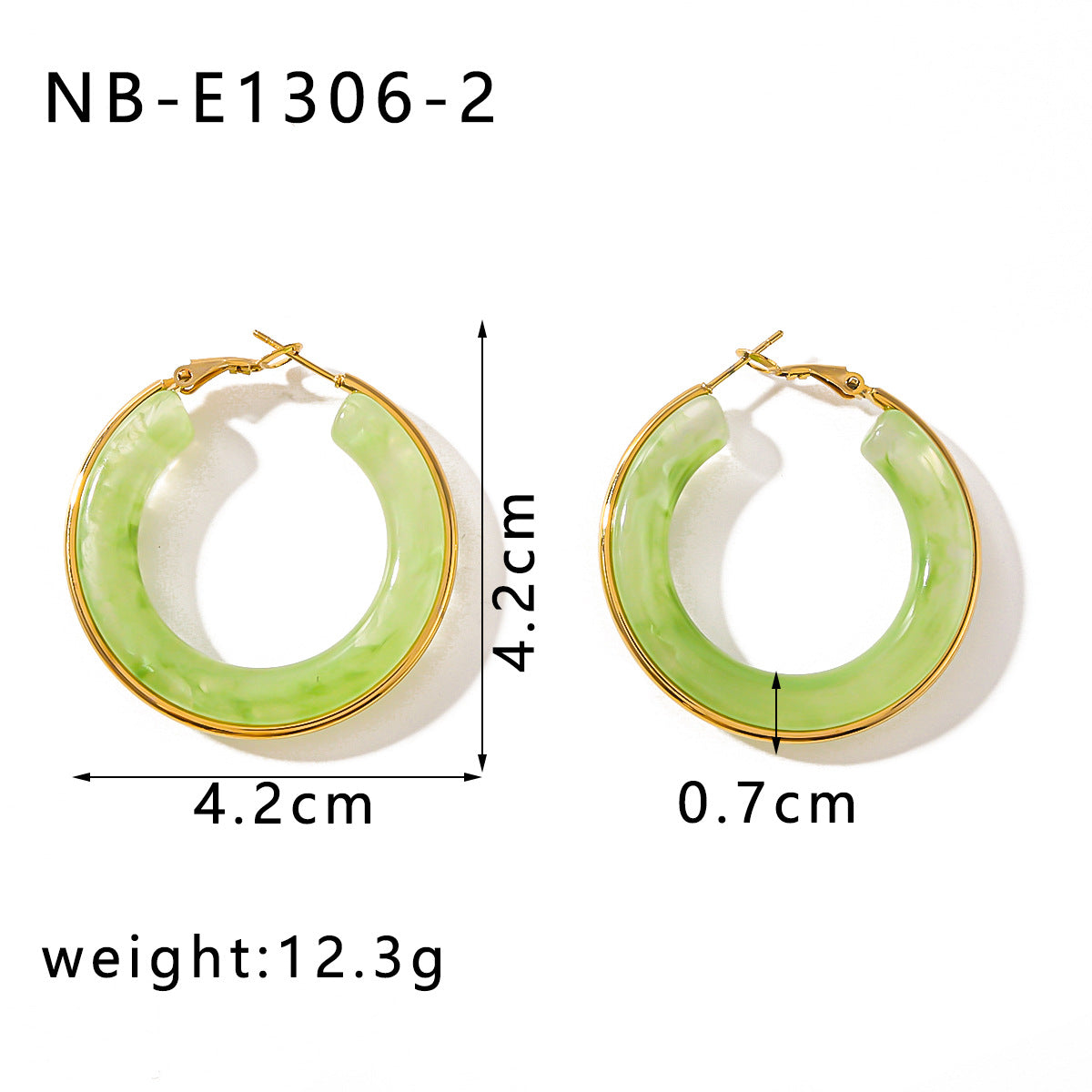 Minimalist Geometric Stainless Steel Ear Cuffs with 18K Gold Plating and Hollow Circle Design for Women