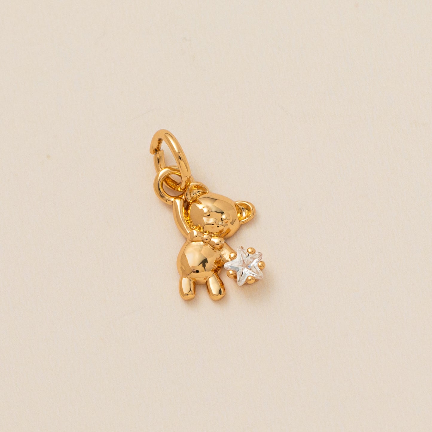 Plated Brass Animal Butterfly Charm Bar Ball Chain Necklace Unisex