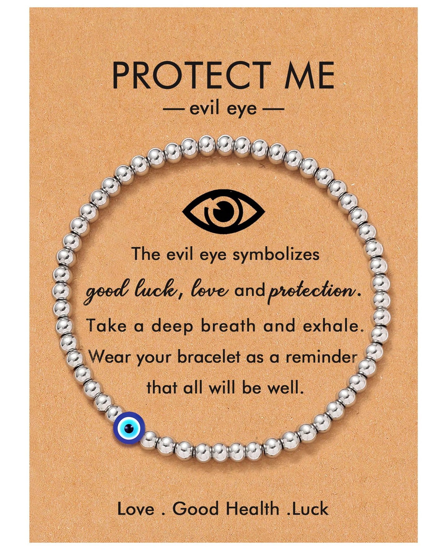 Fashionable Stainless Steel Evil Eye Twisted Horn Chili Pendant Necklace with Cable Chain for Women