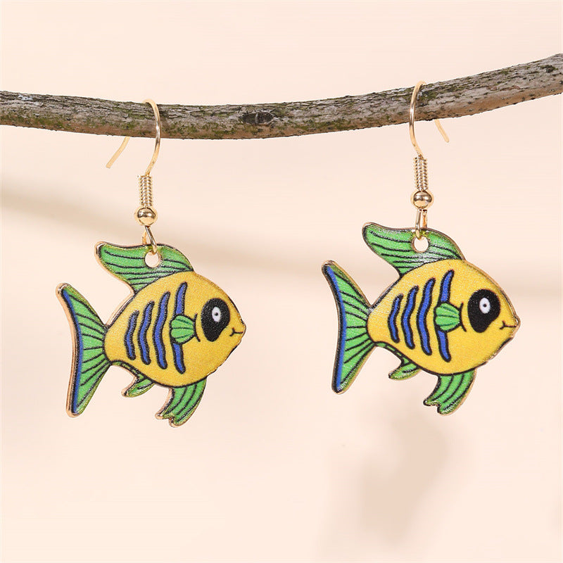 Pendientes de resina con forma de lazo minimalista para niños, con incrustaciones de perlas, para vacaciones en la playa y como recuerdo de viaje