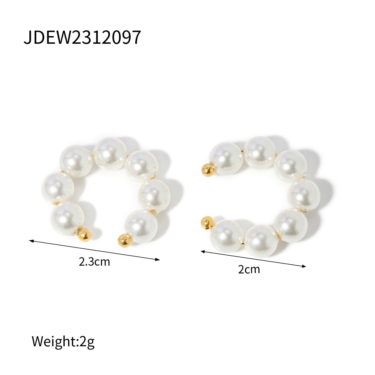Elegant Geometric Floral Pearl Drop Earrings Titanium Steel Post Stainless Steel Plated