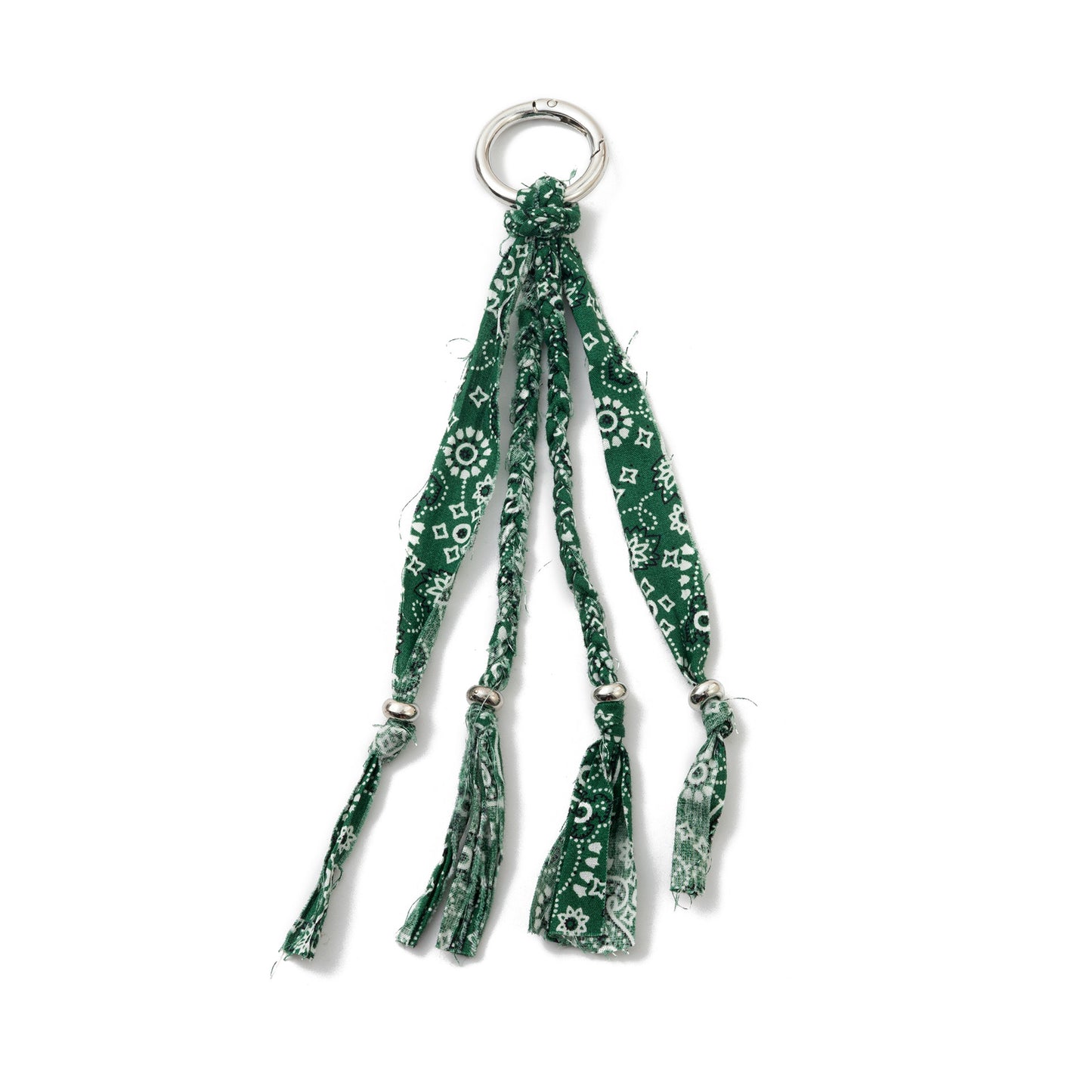 Minimalist Gradient Plated Alloy DIY Charm Bar Keychain Shoe Lace Accessory