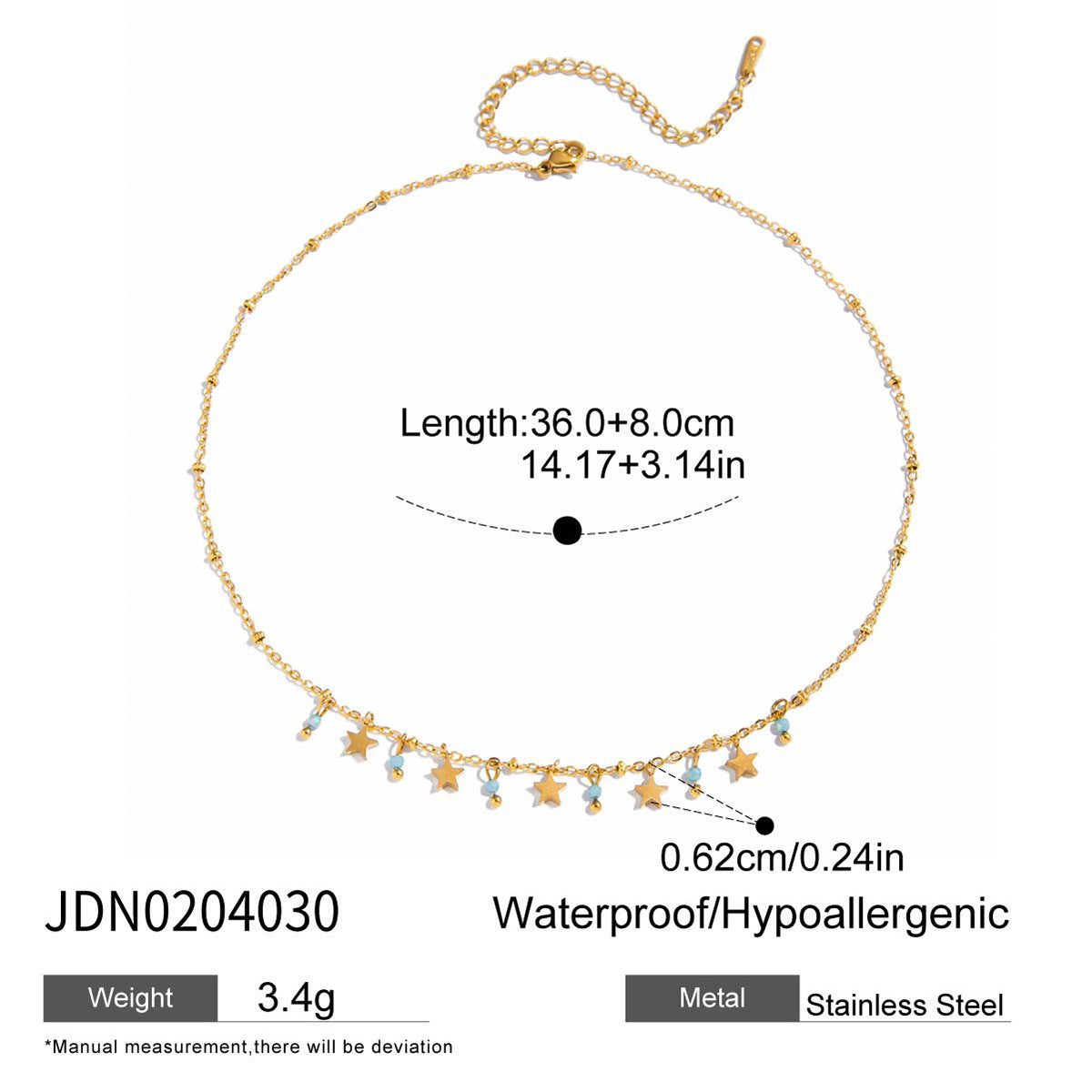 Collana Minimalista Geometrica da Donna in Acciaio al Titanio con Perle e Finitura Placcata, Stile Medaglione, Catenina per Clavicola
