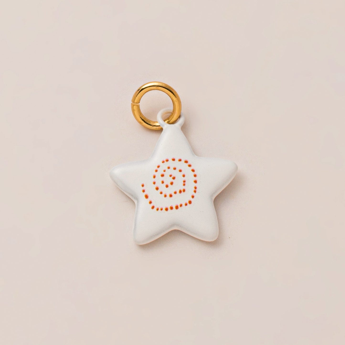 Vintage Gold Plated Brass Star Charm Bar