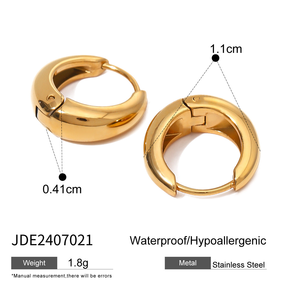 Elegant Geometric Stainless Steel Plated Pearl Earrings for Women