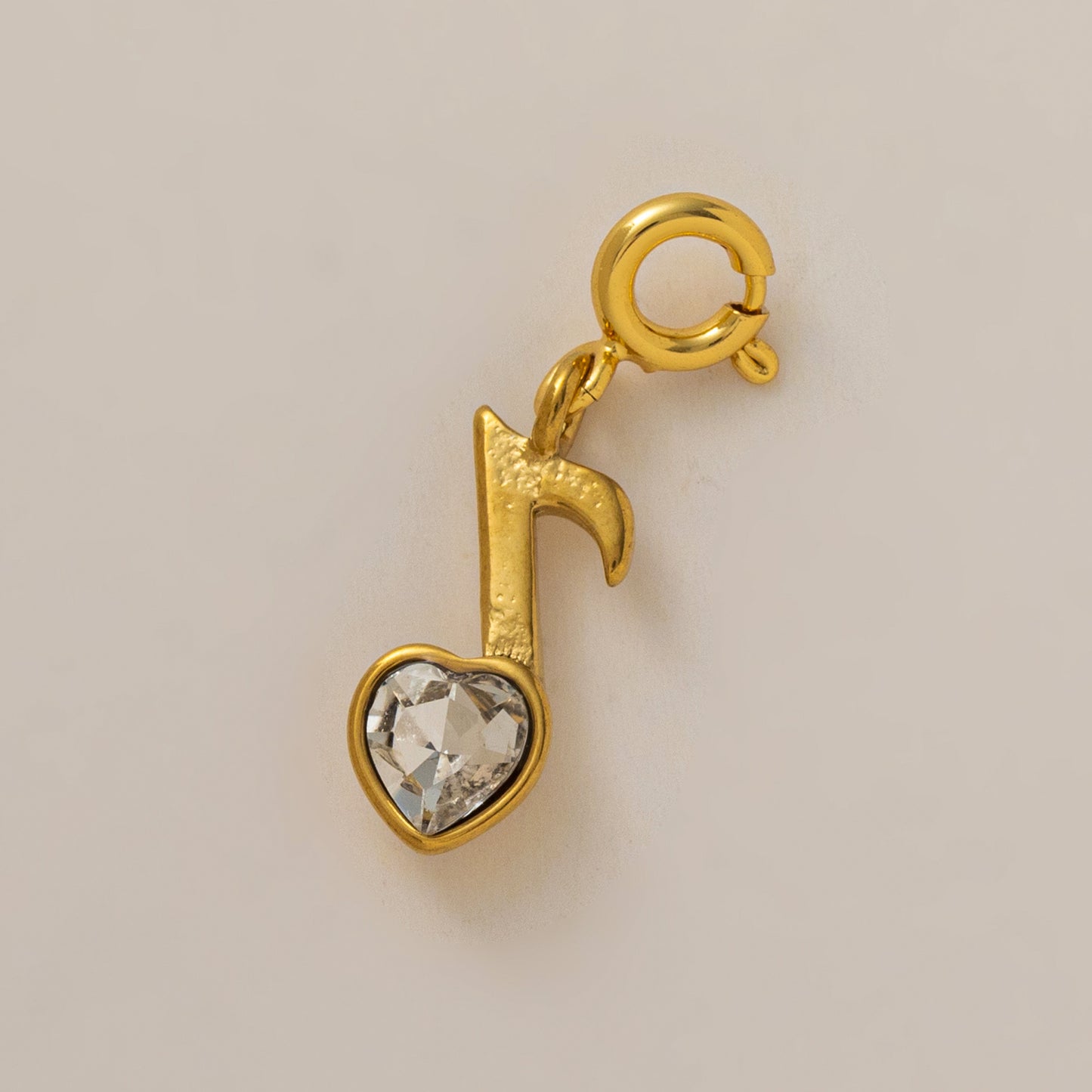 Vintage PVD 18K Gold Plated Stainless Steel Fish Mushroom Bow Charm Bar