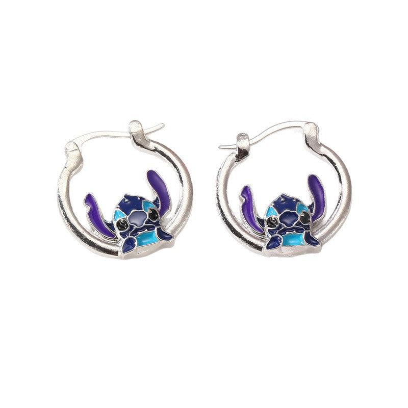 Set collana, anello e orecchini a perno con ciondolo a fiocco in lega, minimalist, per bambine, con intarsio in perle