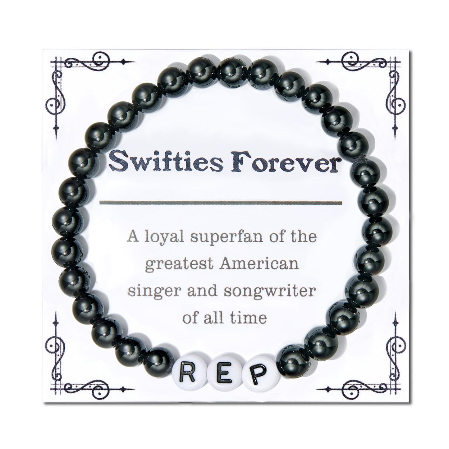 Minimalist Letter Shoushan Stone Beaded Bracelet for Women
