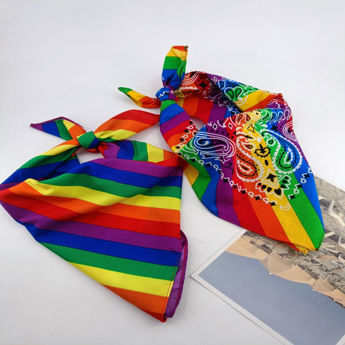 Elegant Geometric Checkered Printed Polyester Scrunchie for Women