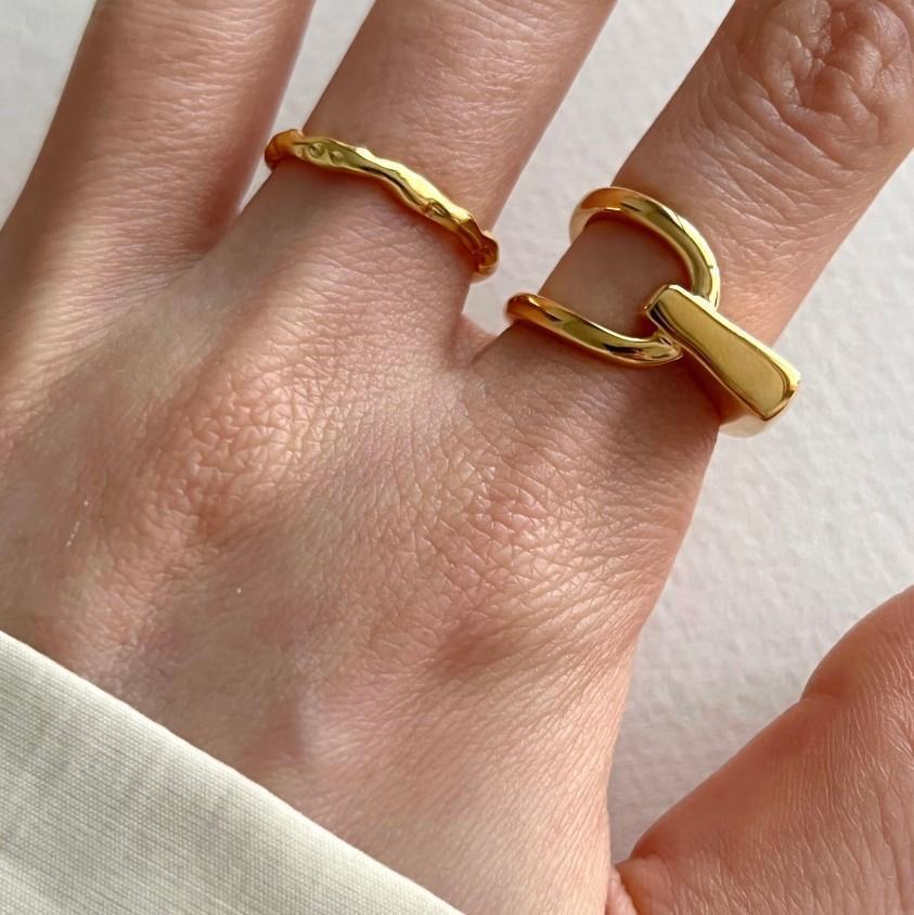 Anillo Ajustable Minimalista de Plata de Ley 925 con Forma de Corazón para Mujer