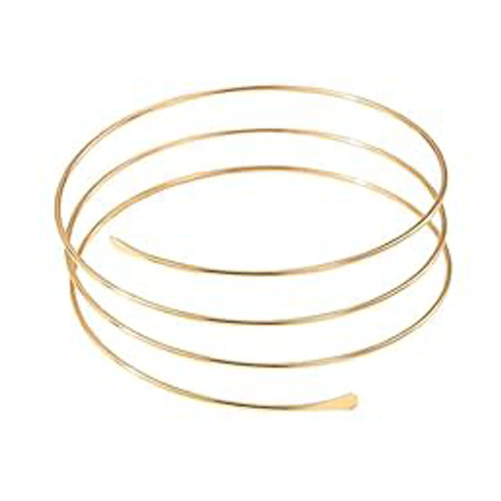 Punk Minimalist Moon Geometric Plated Alloy Arm Cuff for Women