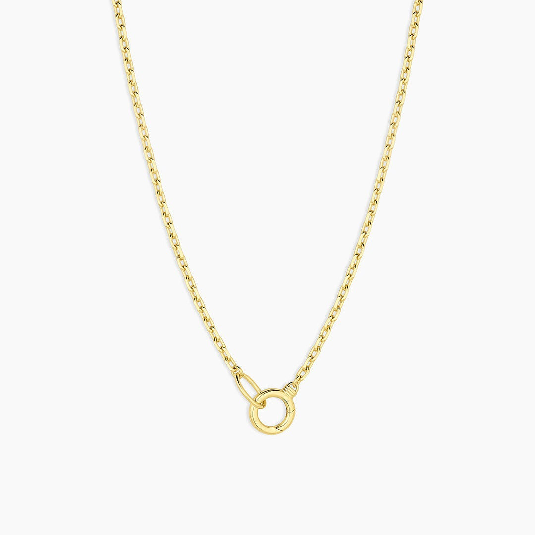 Hip-hop 18K Gold Plated Titanium Steel Necklace for Women
