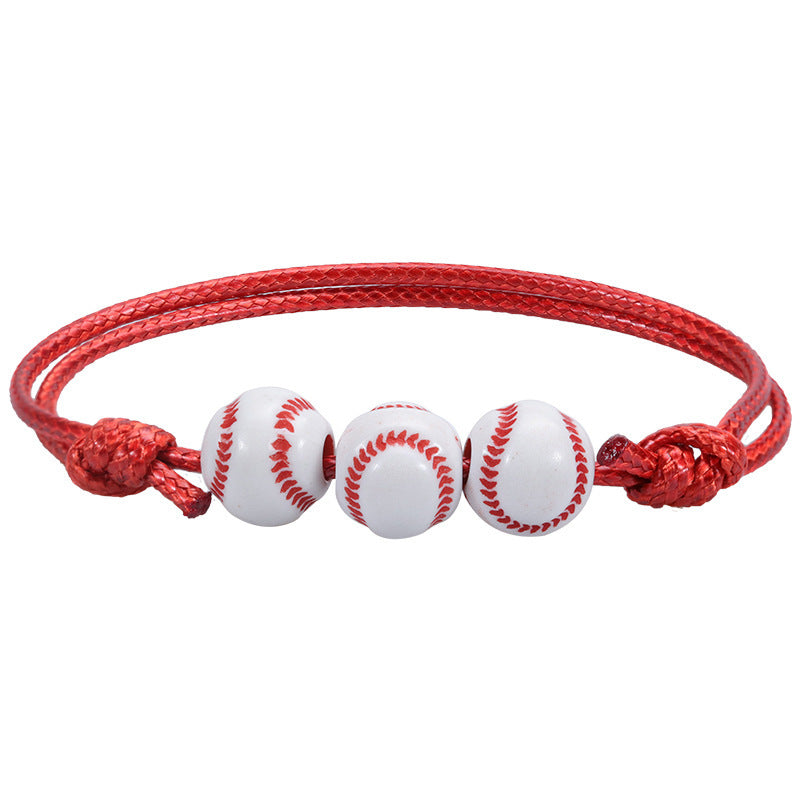 Sporty Unisex Resin Braided Bracelet