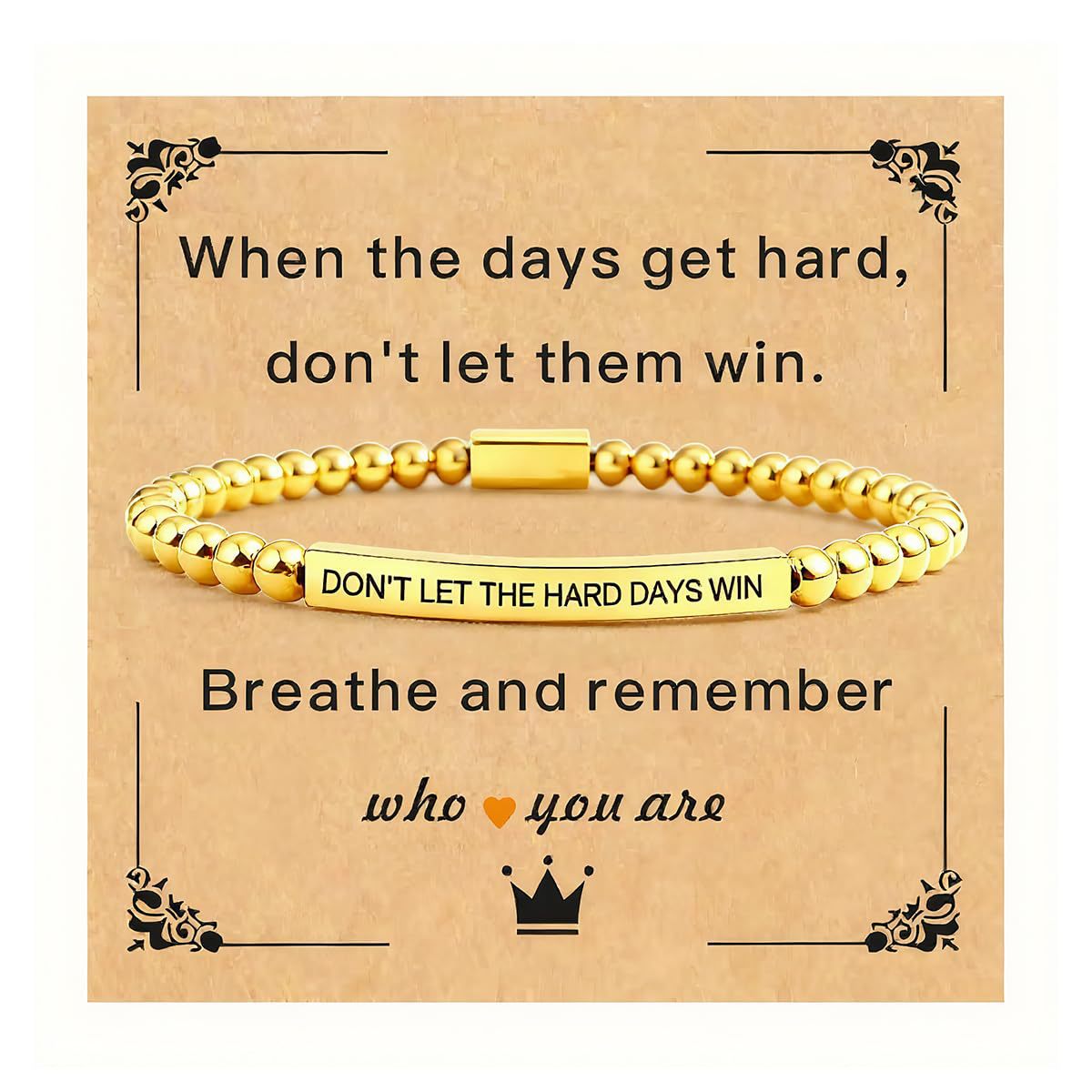 Minimalist Stainless Steel Bracelet with Black Matte Beads Blue Turquoise and Laser Engraved Gold Tube Charms Unisex Geometric Letter Jewelry