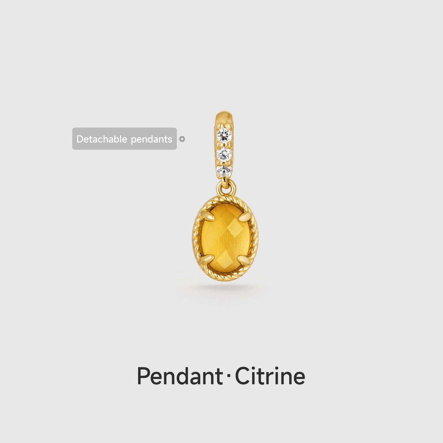 Ciondolo/Charm a Barra in Ottone Vintage Placcato Oro 14K a Forma di Cuore con Zirconi Cubici