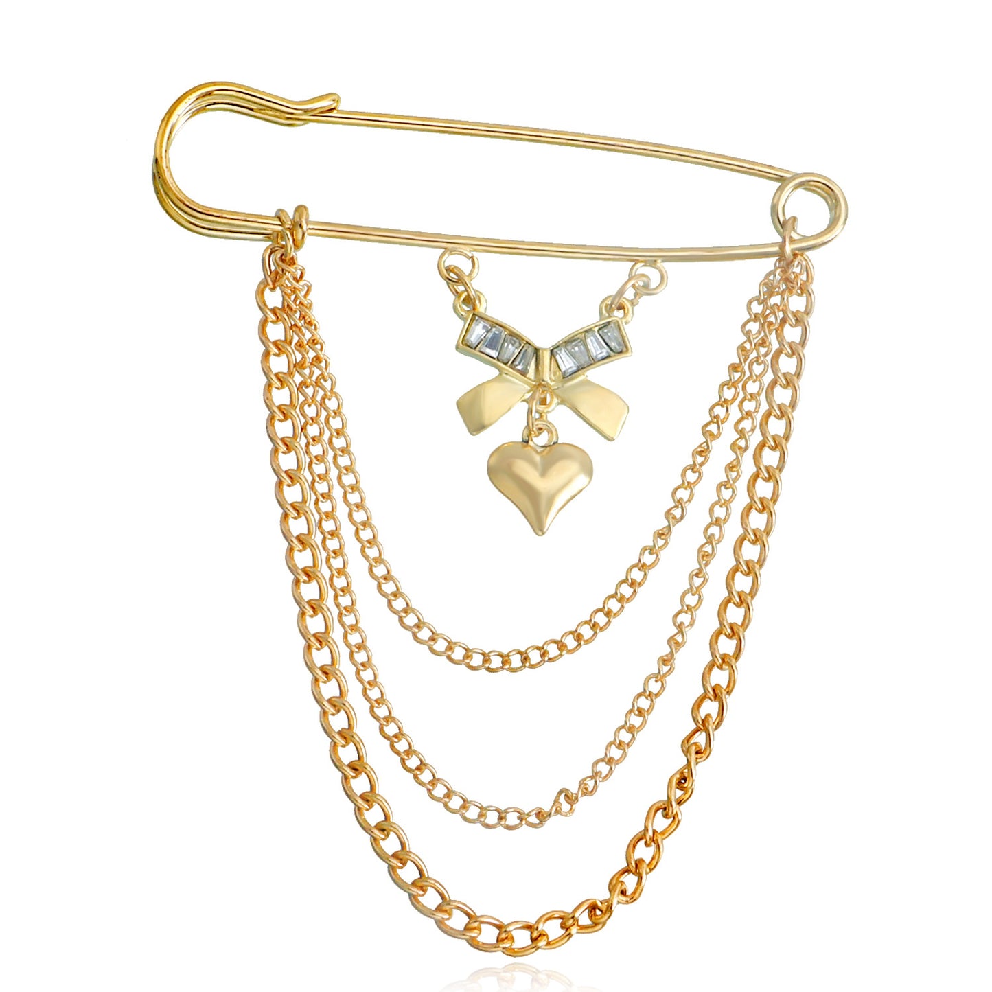 Retro Geometric Alloy Brooch with Electroplated Finish for Women Fashion Accessory