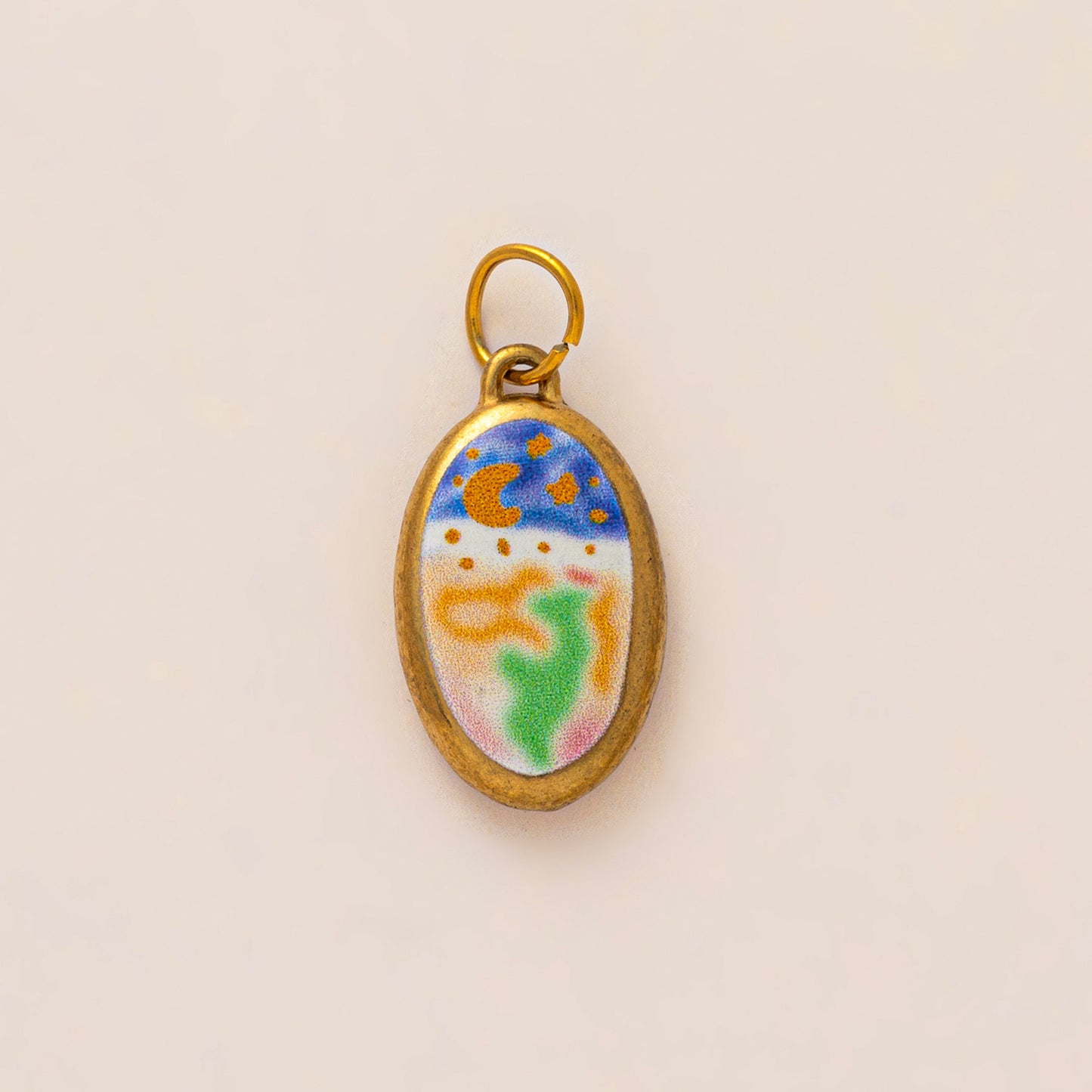 Luxury Business Floral Pattern Brass PVD Plated Cable Chain Charm Bar