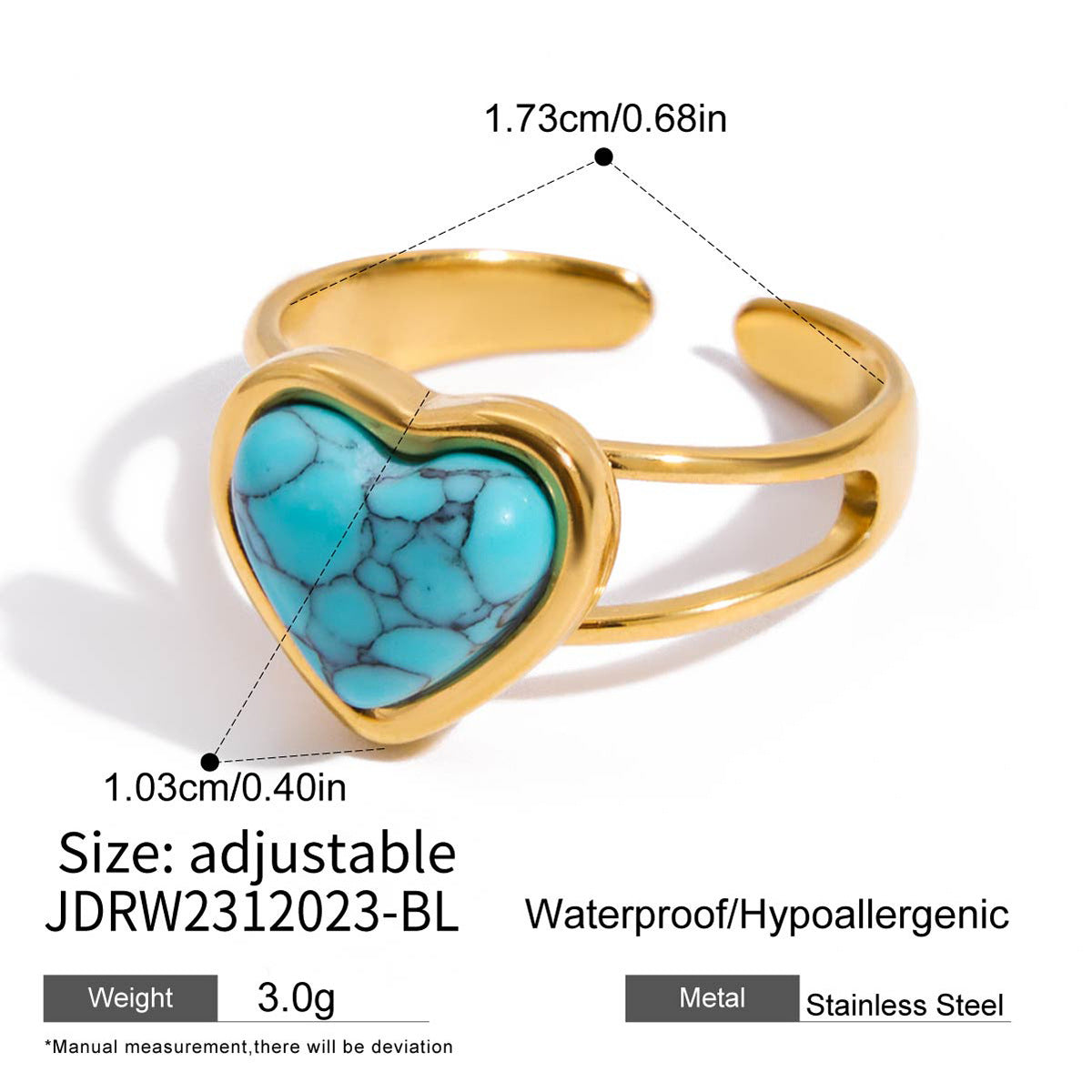 Parure di Bracciale e Anello Geometrici da Donna in Acciaio Inossidabile Placcato, dal Fascino Minimalista e di Lusso