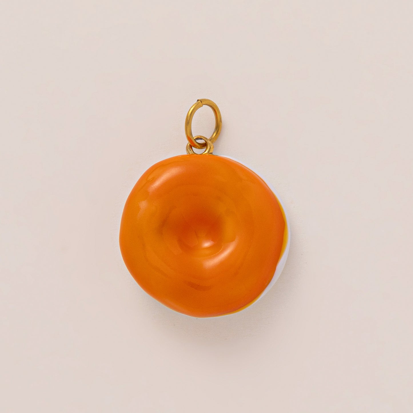 18K Gold Plated Stainless Steel Fruit Series Charm Bar for Corn Chain Necklace Unisex DIY Pendant