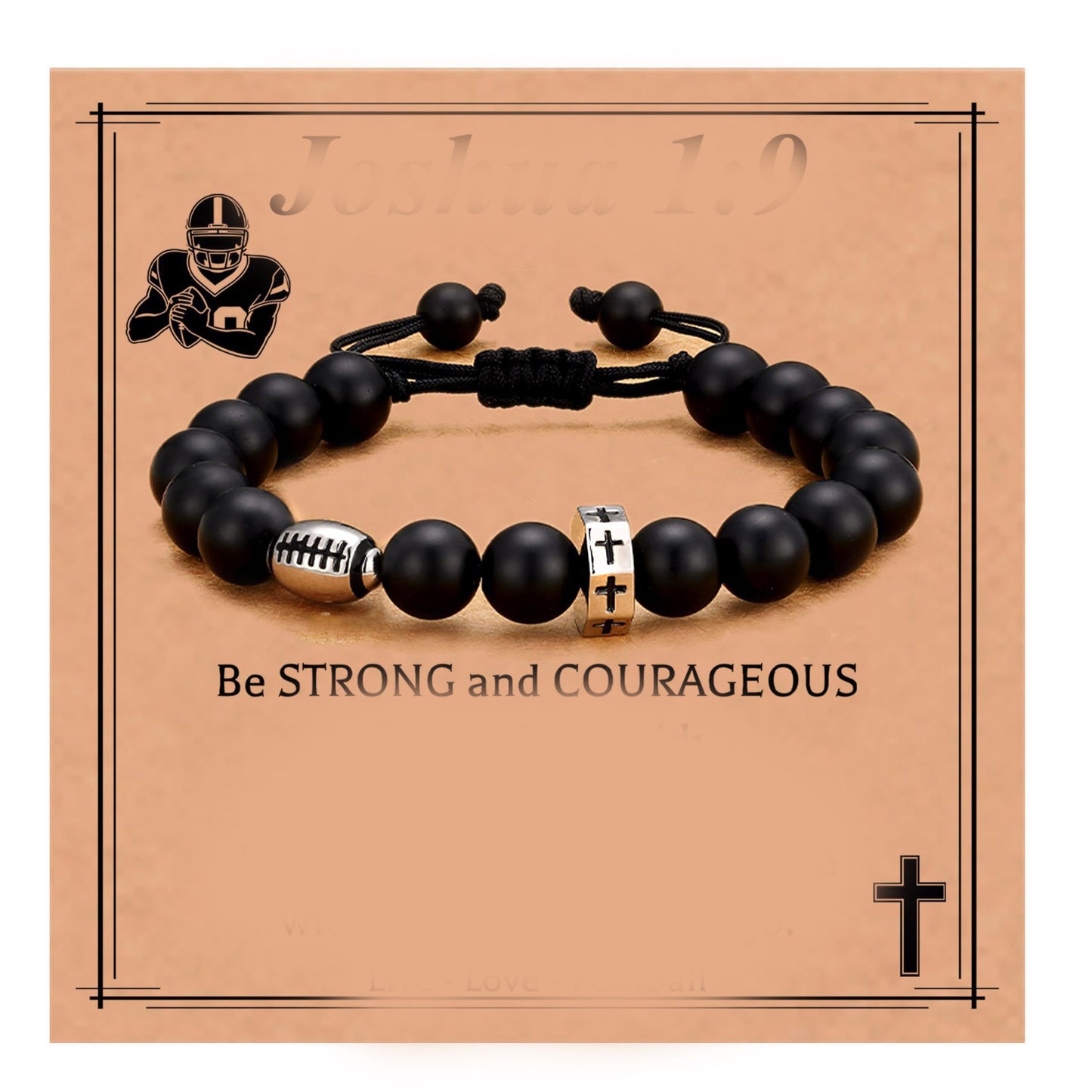 Bracciale Unisex Opaco con Corde Intrecciate a Motivo Geometrico