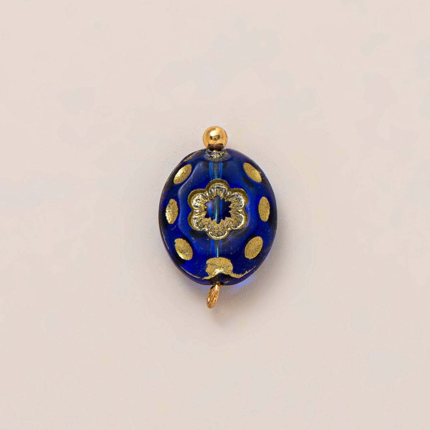 Luxury 18K Gold Plated Brass Pendant with Gemstone Inlay Geometric Fish Clover Heart Design