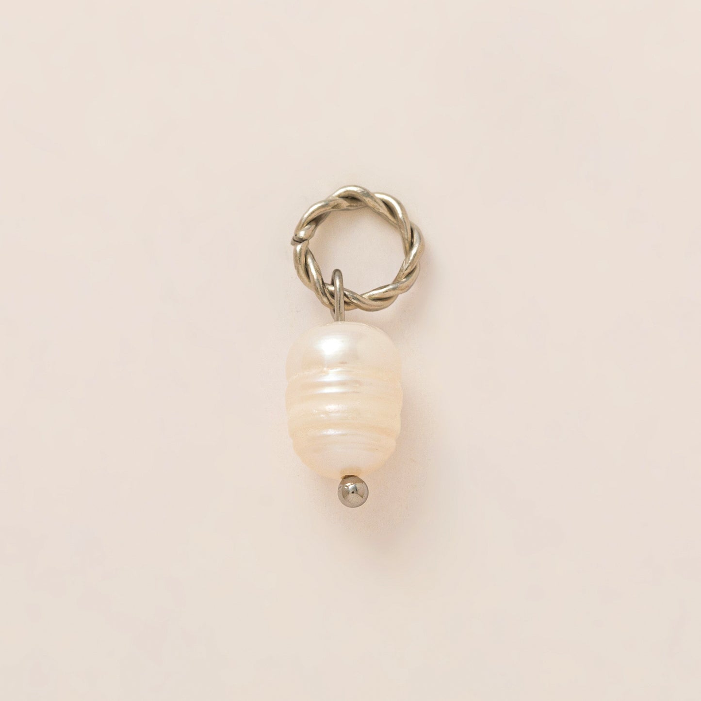 Minimalist Floral Plated Alloy Bag Charm