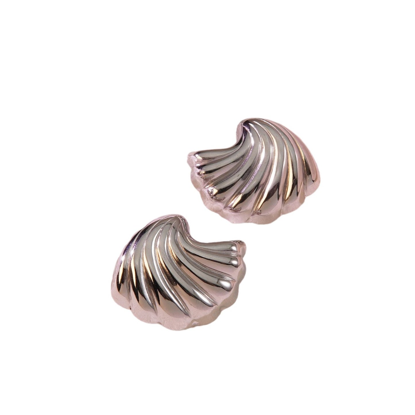 Vintage Geometric Plated Stainless Steel Earrings for Women