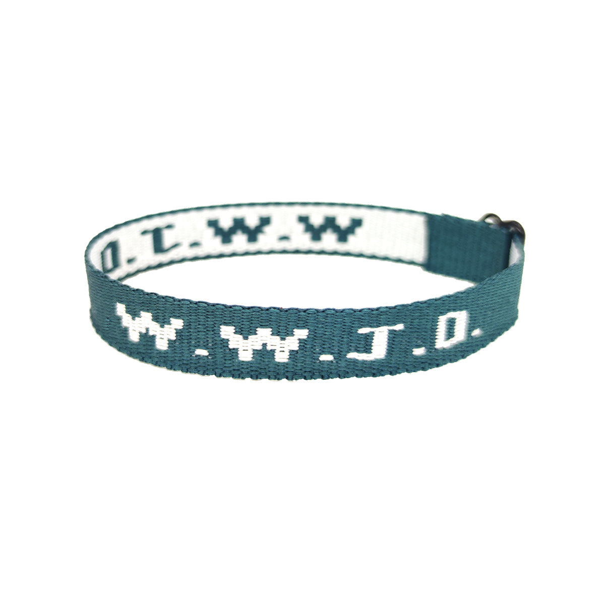 Casual Sporty Unisex Nylon Letter Wristband Bracelet Adjustable