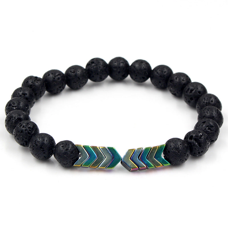 Unisex Handmade Geometric Mixed Materials Bracelet