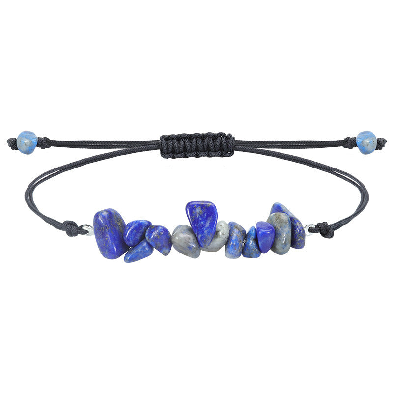 Elegant Geometric Crystal Beaded Bracelet Unisex Handmade Stone Jewelry