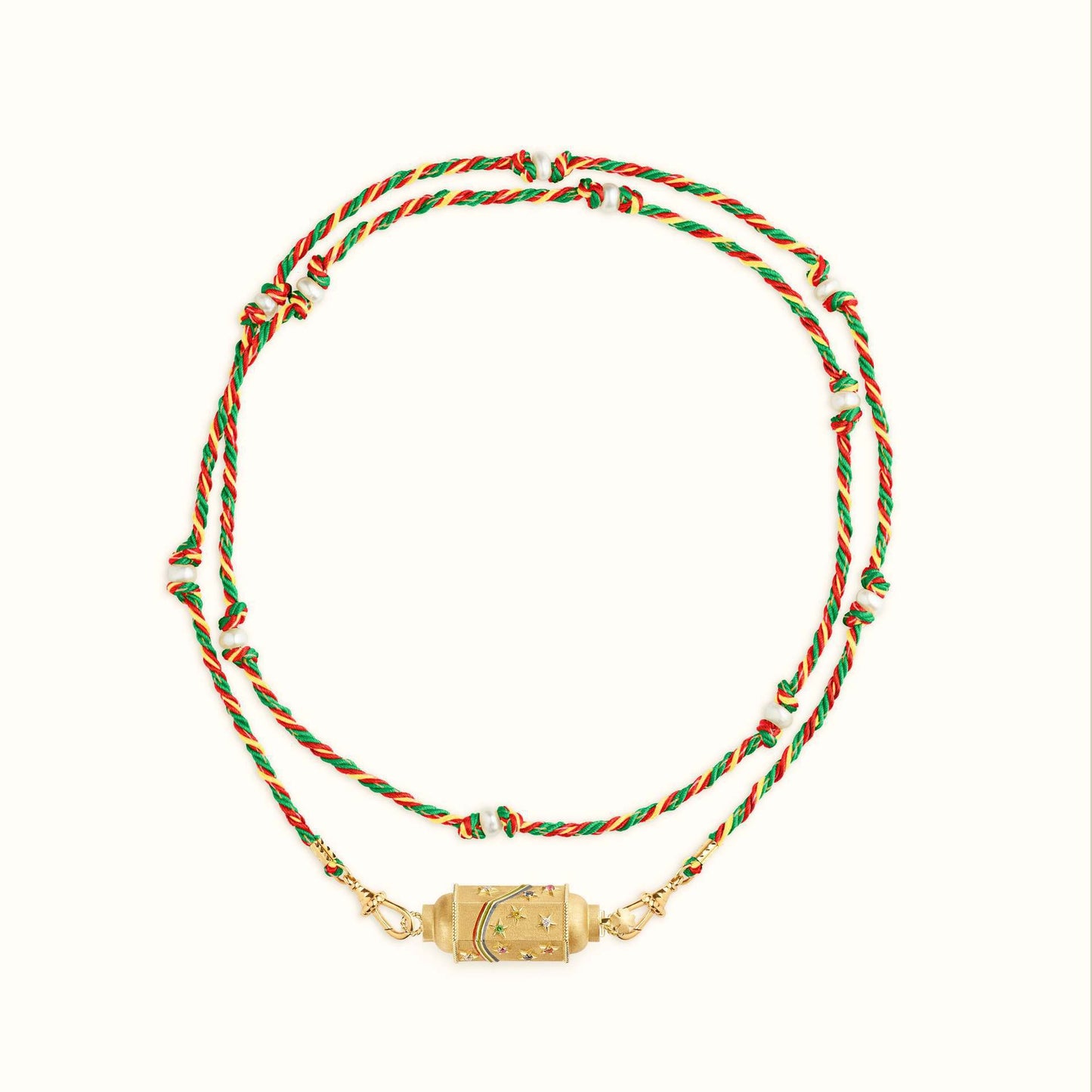 Collana Amore Tarot Occhio Stellare Geometrico in Rame Placcato Oro con Catena Regolabile