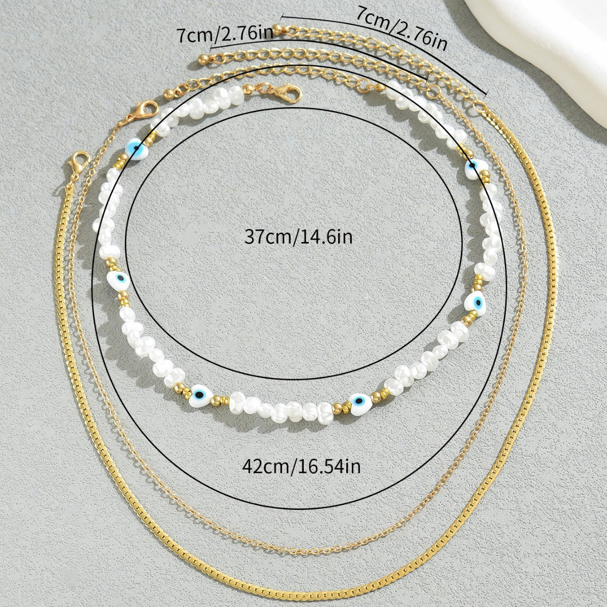 Conjunto de collar con colgante de aleación con forma de corazón minimalista e incrustaciones de perlas para mujer, cadena larga para clavícula, accesorio de moda