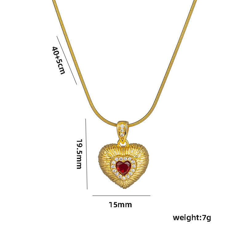 Minimalist Star Pendant Necklace for Women in Titanium Steel with Rhinestone Inlay and O-Chain Design