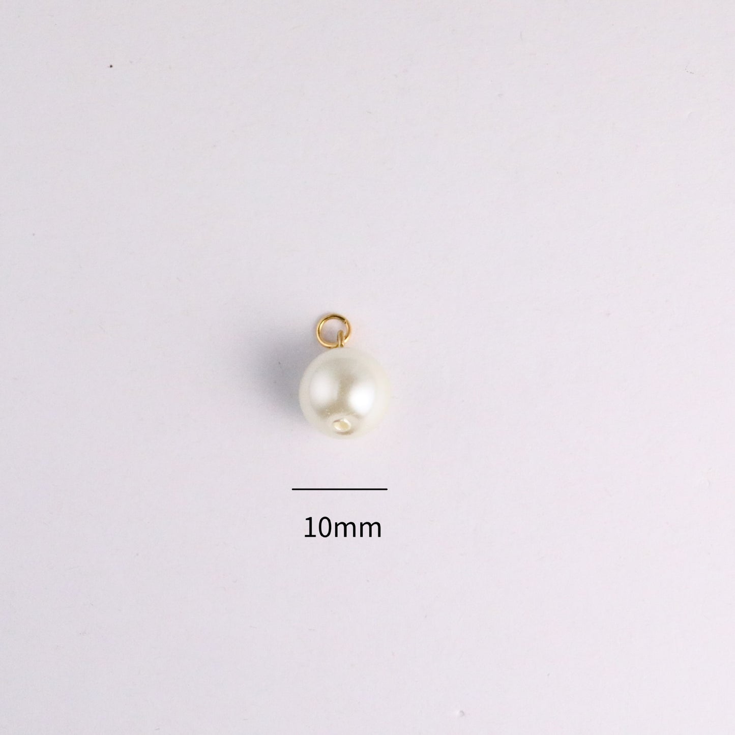 Minimalist 18K Gold Plated Titanium Steel Heart Pearl Rhinestone Charm Bar Necklace for Women