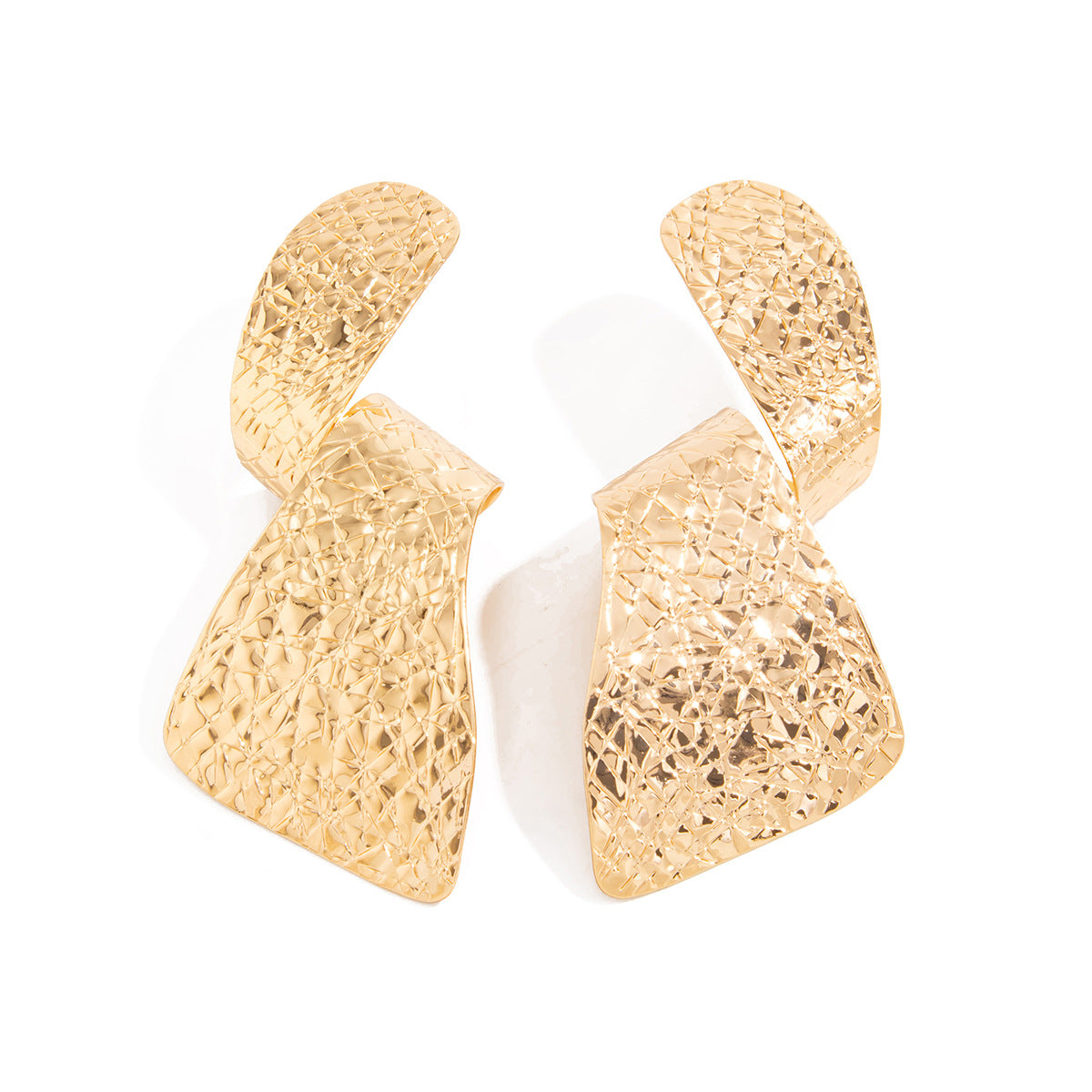 Minimalist Luxury Geometric Alloy Plated Earrings for Women