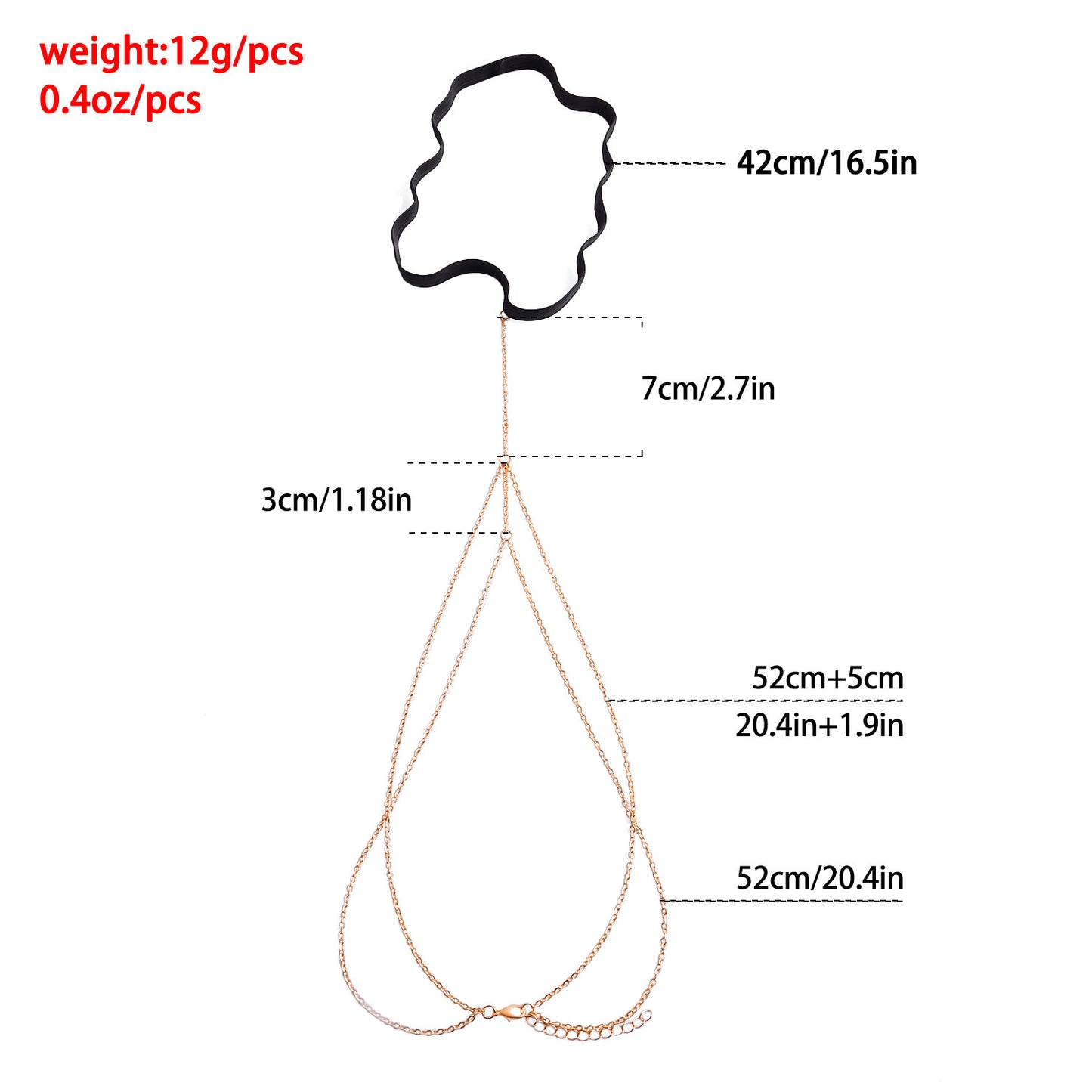 Minimalist Geometric Alloy Anklet for Women with Double-Layer Thin Chain Design