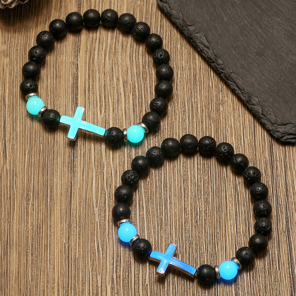 Geometric Round Alloy Bracelet Unisex