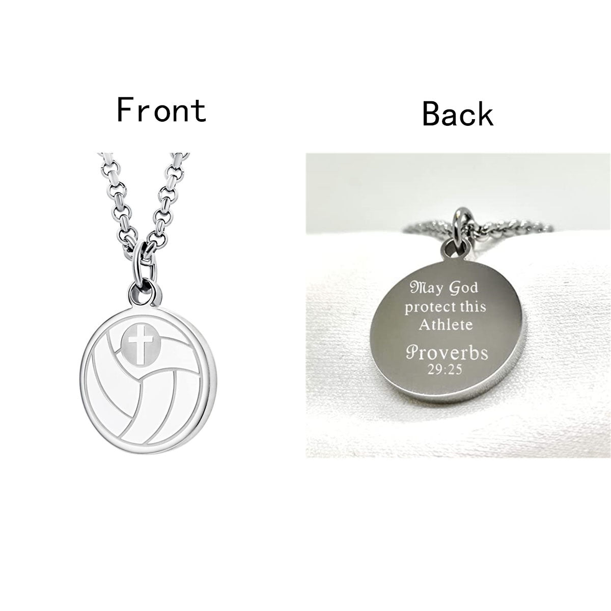 Collana girocollo da donna con ciondolo rotondo geometrico minimalista in acciaio al titanio con finitura lucida e catena a O