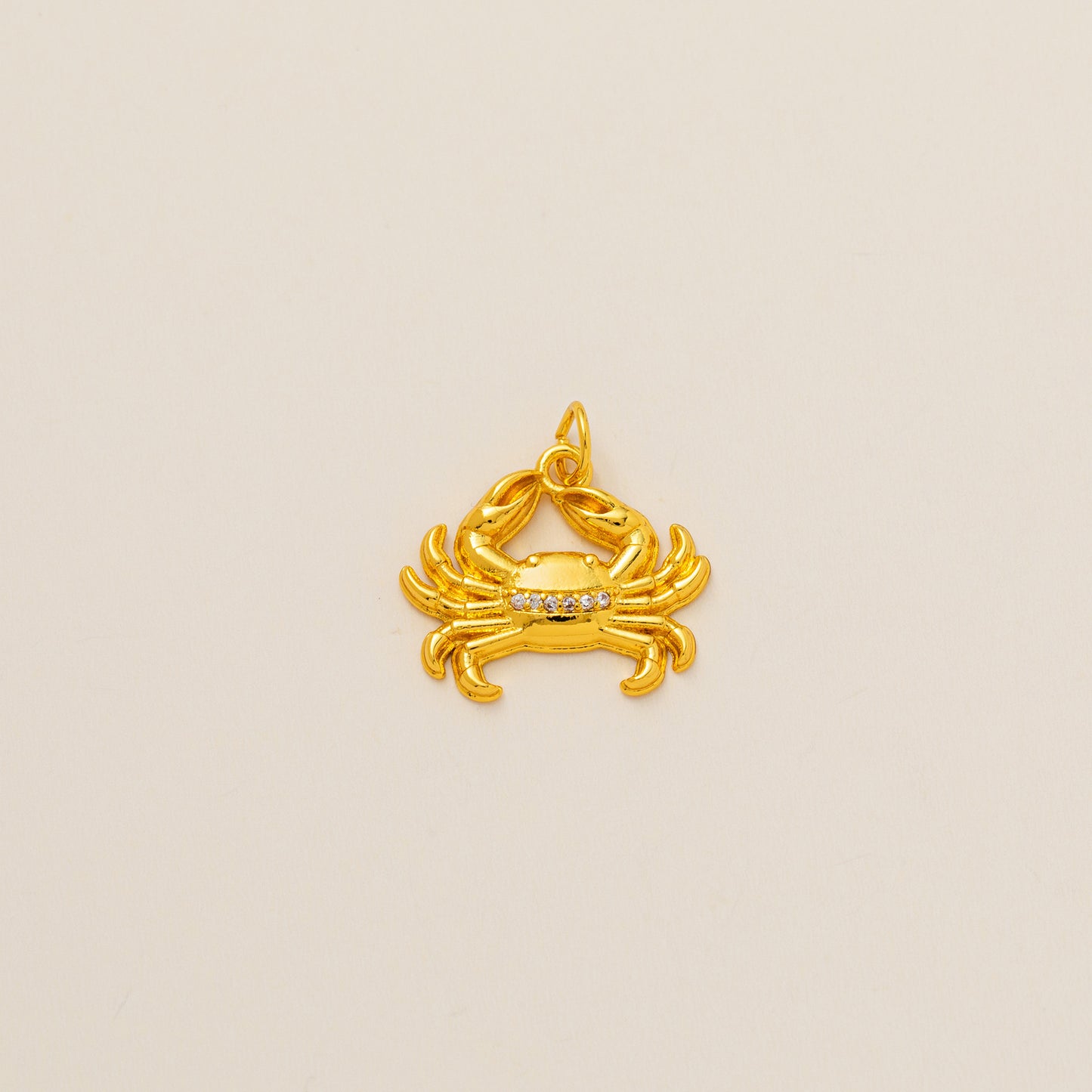 Minimalist Brass Plated Starfish Octopus Turtle Crab Conch Lobster Pendant Necklace with Pearl