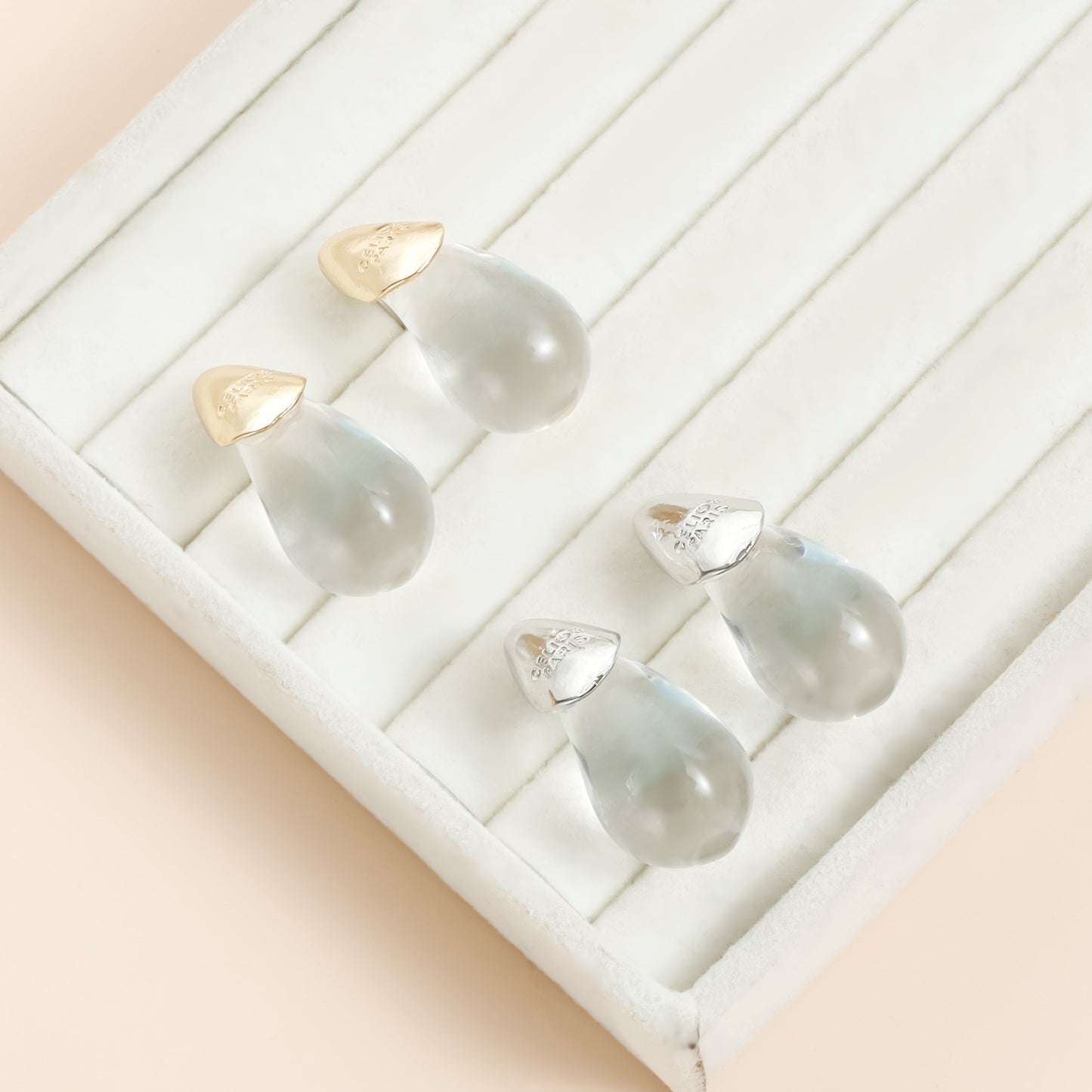 Vintage Style Geometric Shaped Zinc Alloy Stud Earrings with Plated Finish for Women