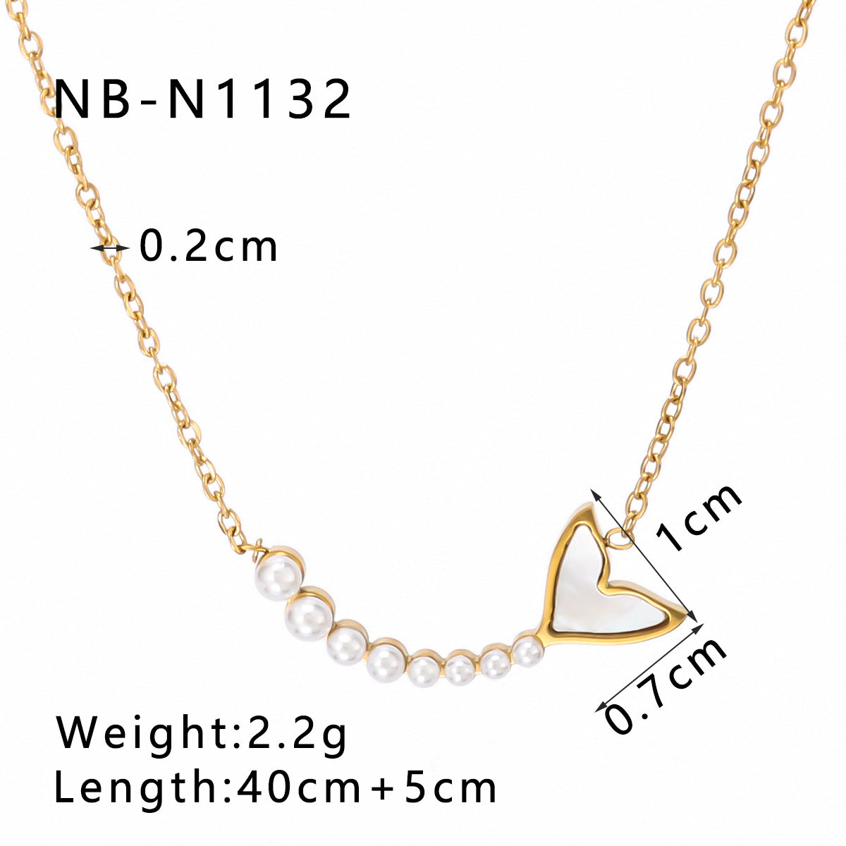 Collana con Pendente Minimalista a Cuore in Acciaio Inossidabile con Intarsio Occhio di Gatto e Placcatura Sottovuoto in Oro 18K da Donna