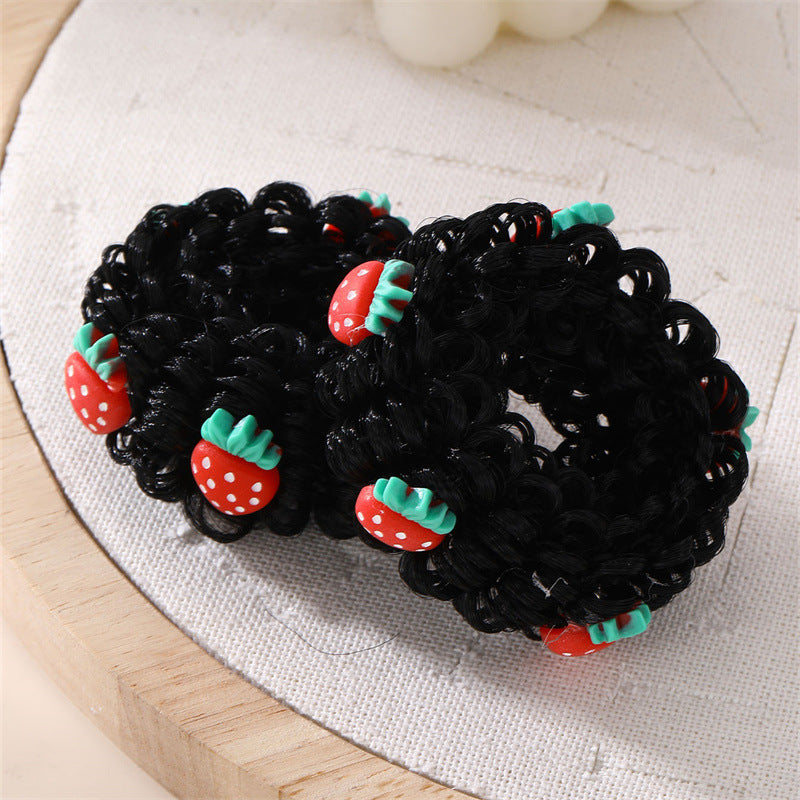 Natural Style Bow-Shaped Hair Clip for Girls Made of Plastic Resin with Ruffled and Mesh Details Perfect for Ponytail and Cute Floral Hairstyles