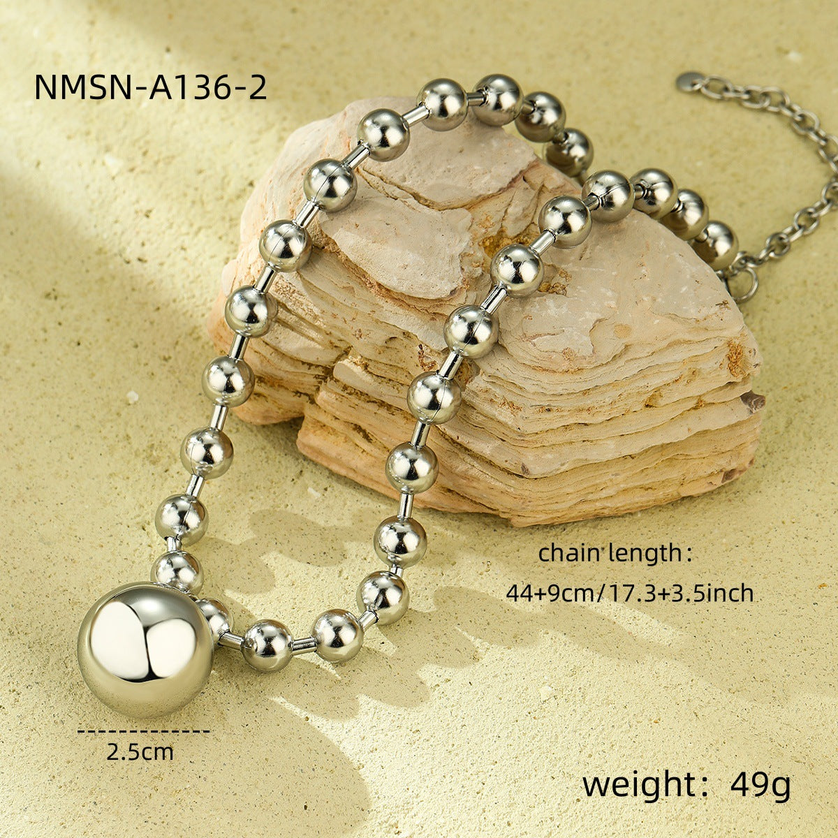 Fashionable Heart-Shaped Stainless Steel Pendant Necklace with Electroplated Finish for Women