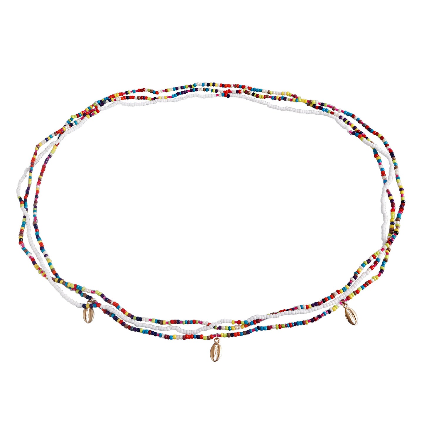 Casual Punk Metal Body Chain with Pearl Shell and Starfish for Women