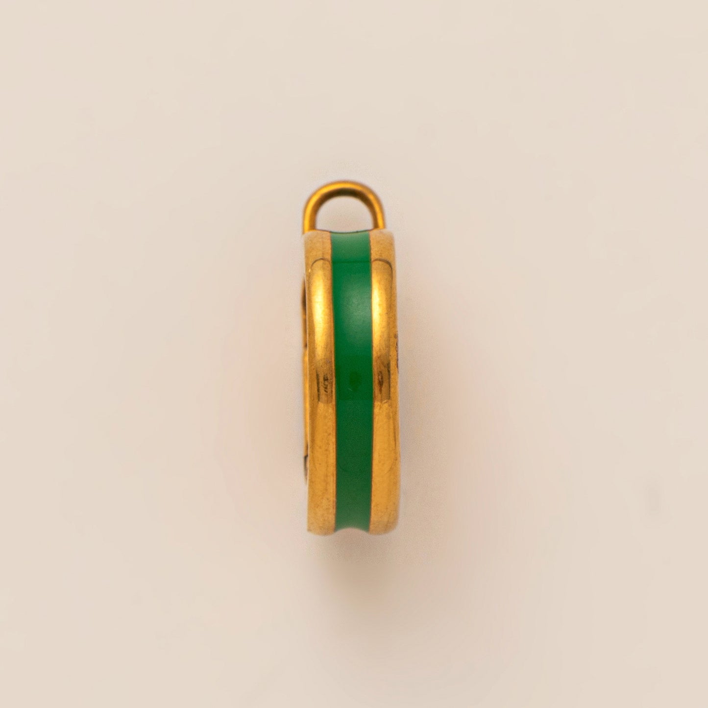 Vintage 18K Gold Plated Stainless Steel Irregular Pendant Charm Bar for Women