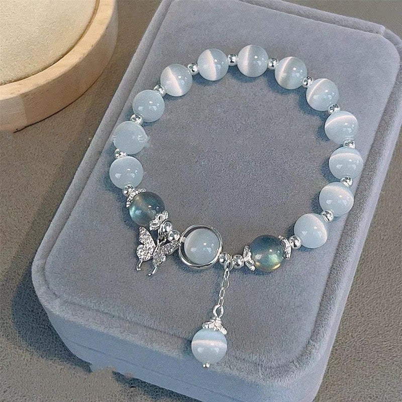 Minimalist Luxury Square Geometric Alloy Bracelet with Cubic Zirconia for Women